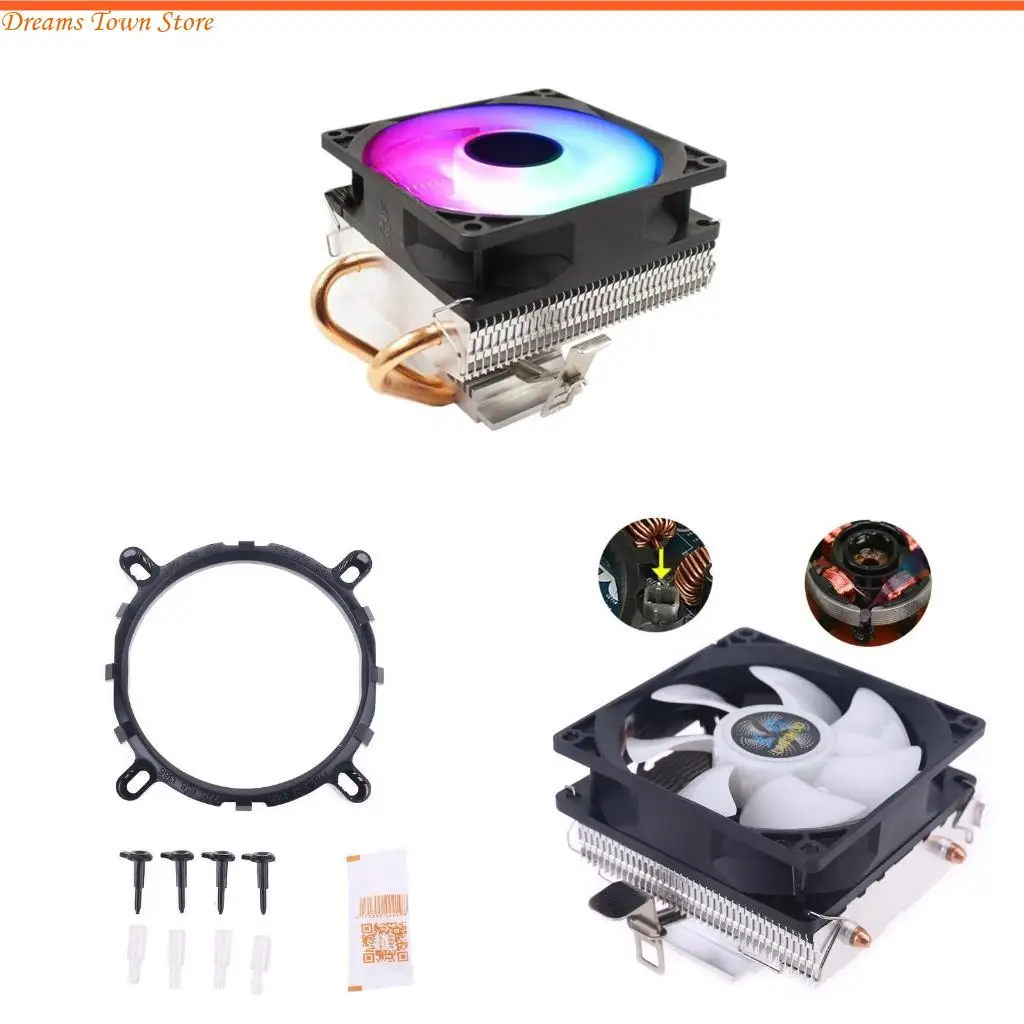 

HX6A Silent CPU Cooler LGA/2011/115x/775 3 -контактный