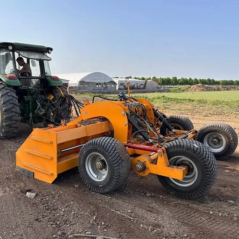 Heavy‑Duty Agricultural Laser Leveler & Grader Combo, Large‑Curved Scraper with ISO‑Certified Components for Uniform Field