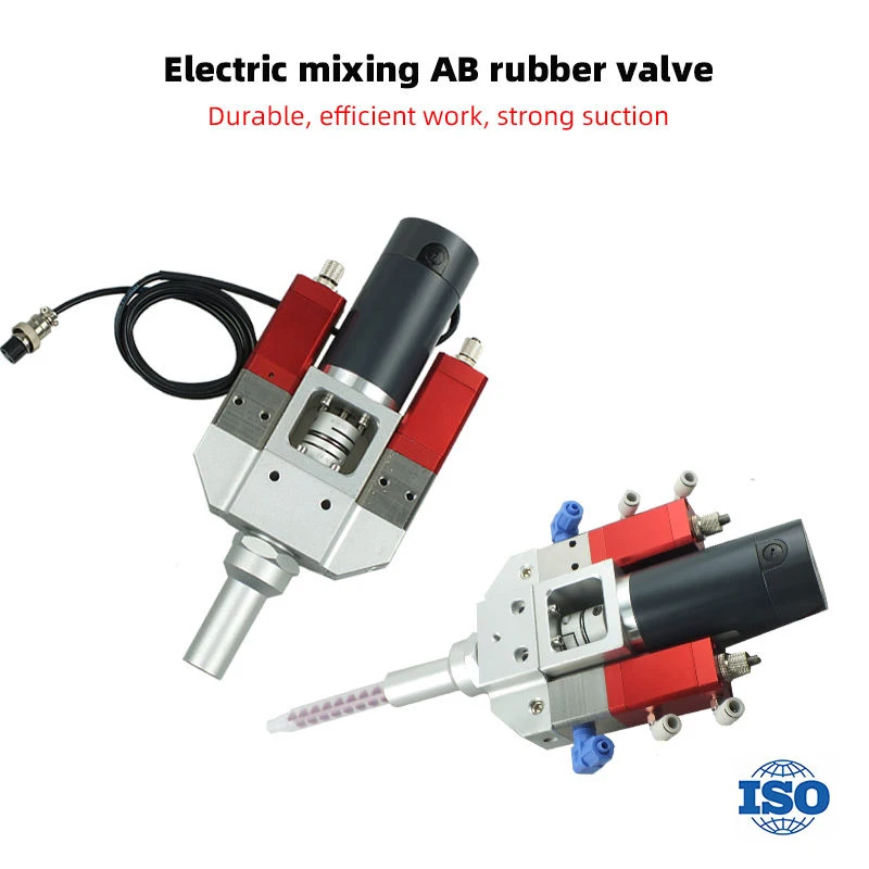 AB Dispenser Valve Electric Stirring Metal Bring Back Suction to Prevent Dripping Dispensing Valve Glue