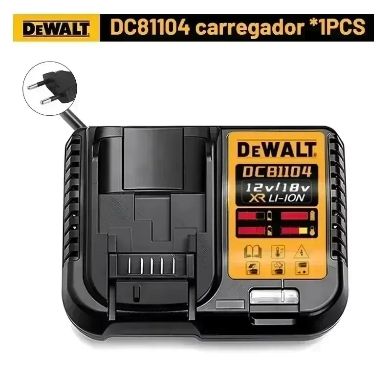 DEWALT Caricabatteria DCB114 Sostituisci caricabatteria per batteria agli ioni di litio Dewalt 10.8V 12V 14.4V 18V 20V 60V DCB200 DCB101