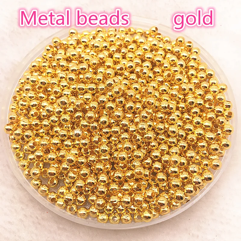 3mm-8mm Metal Beads for Jewelry Making