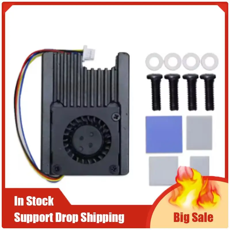 최고 상품 PWM 속도 조절 팬이 있는 Raspberry Pi CM5 방열판용 통합 냉각 팬 3Mm 스페이서 컬럼