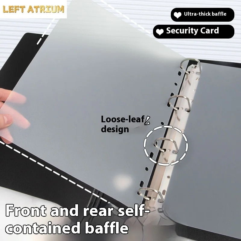 Large Capacity A4 Nine-Grid Photo Album 3-Inch Photo Storage and Collecting Binder for Small Cards Photocard Holder