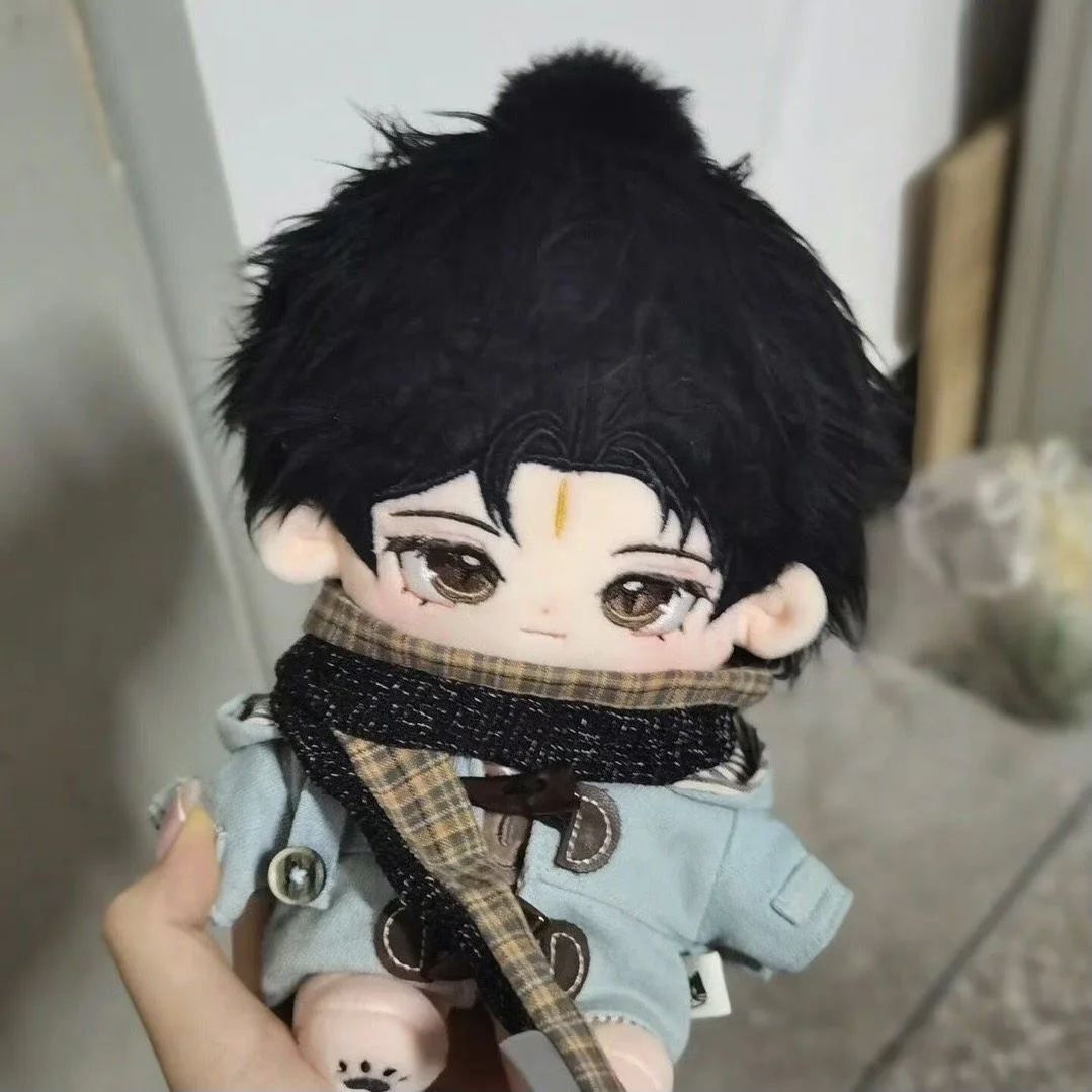 20cm Stuffed Ancient Chinese Immortal and God of Justice Yang Jian Dress-up Cotton Dolls Plush Toys for Fans Collectible Gift