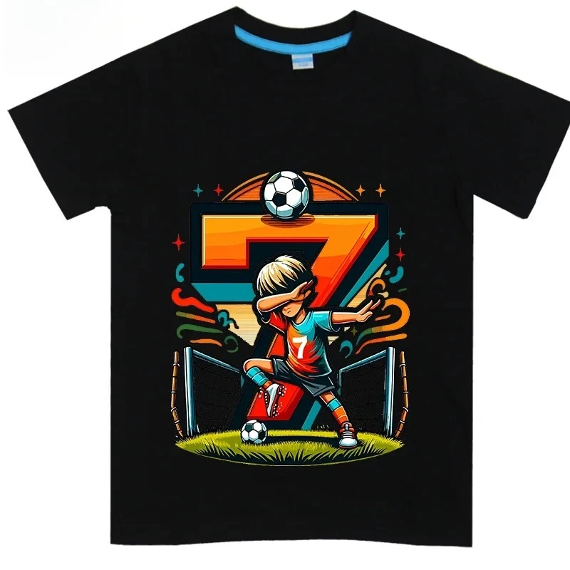 

Летняя детская футболка для занятий спортом на открытом воздухе, удобная и дышащая детская футболка из высококачественного 100% чистого хлопка