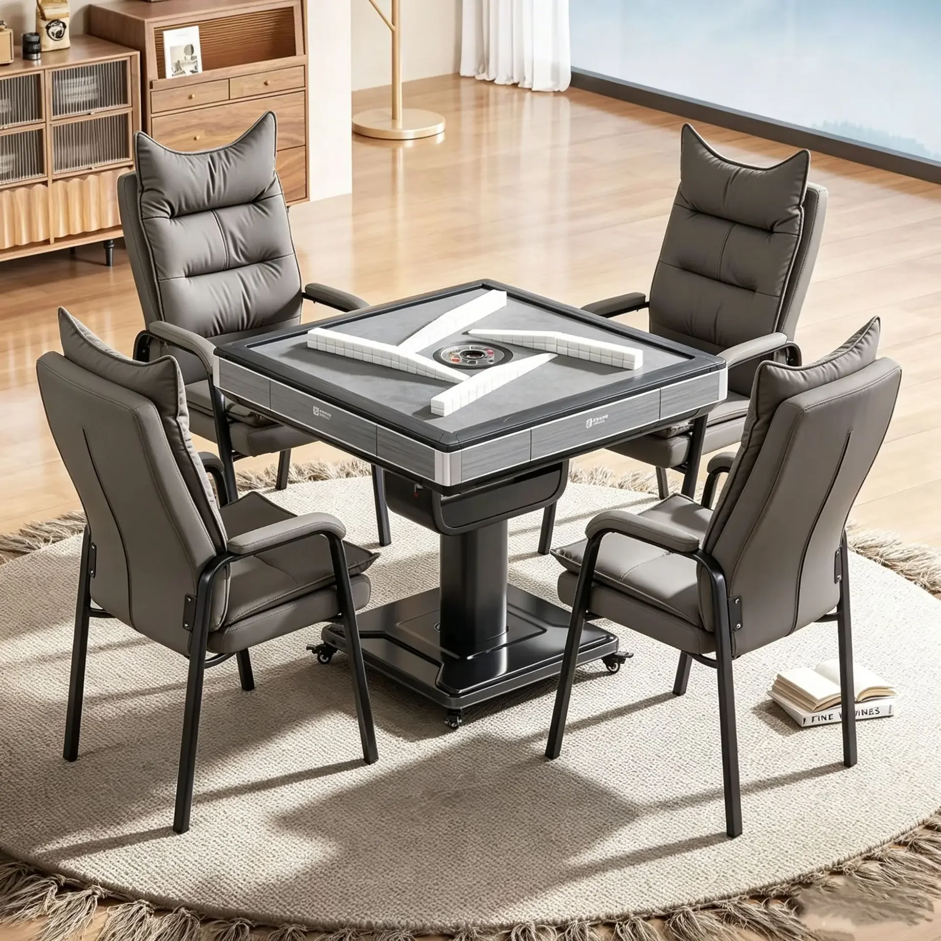 DSA mahjong machine automatic household folding heating silent electric dining table integrated rotor roller coaster mahjong