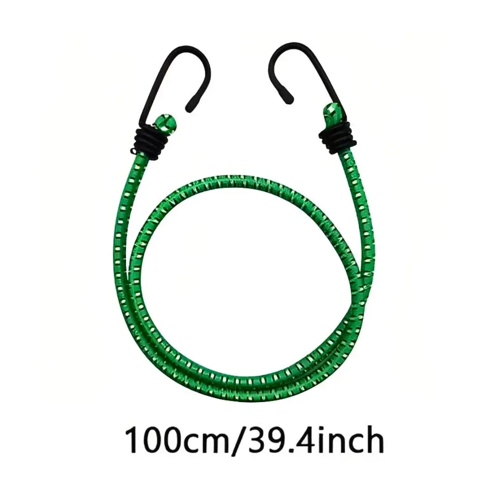5/10pcs 100cm Elastic Bungee Cords, Random Color Heavy Duty Stretch Straps, Outdoor Travel Secure Binding Supplies YMY