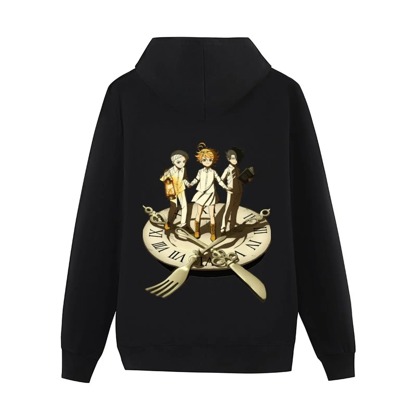 إيما، راي آند نورمان تريو - تي شيرت برسومات هوديي نيفرلاند الأساسية الموعودة للرجال جديد في هوديس وبلوزات