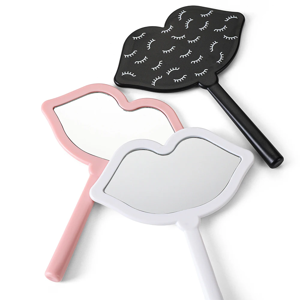 1pc specchio per trucco portatile specchio per estensione ciglia portatile per donne e ragazze viso piccoli specchi strumento da tavolo di bellezza