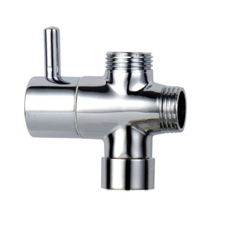 Water separator  three head fourpoint multifunctional shower valve Shower faucet one in two out change over valve Large flow