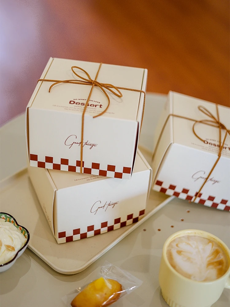 صندوق تغليف للمخبوزات، علبة للكيك والحلويات والماكارون والبيجل والخبز، صندوق مادلين وسكون، أدوات خبز منزلية، أدوات مطبخ للطهي