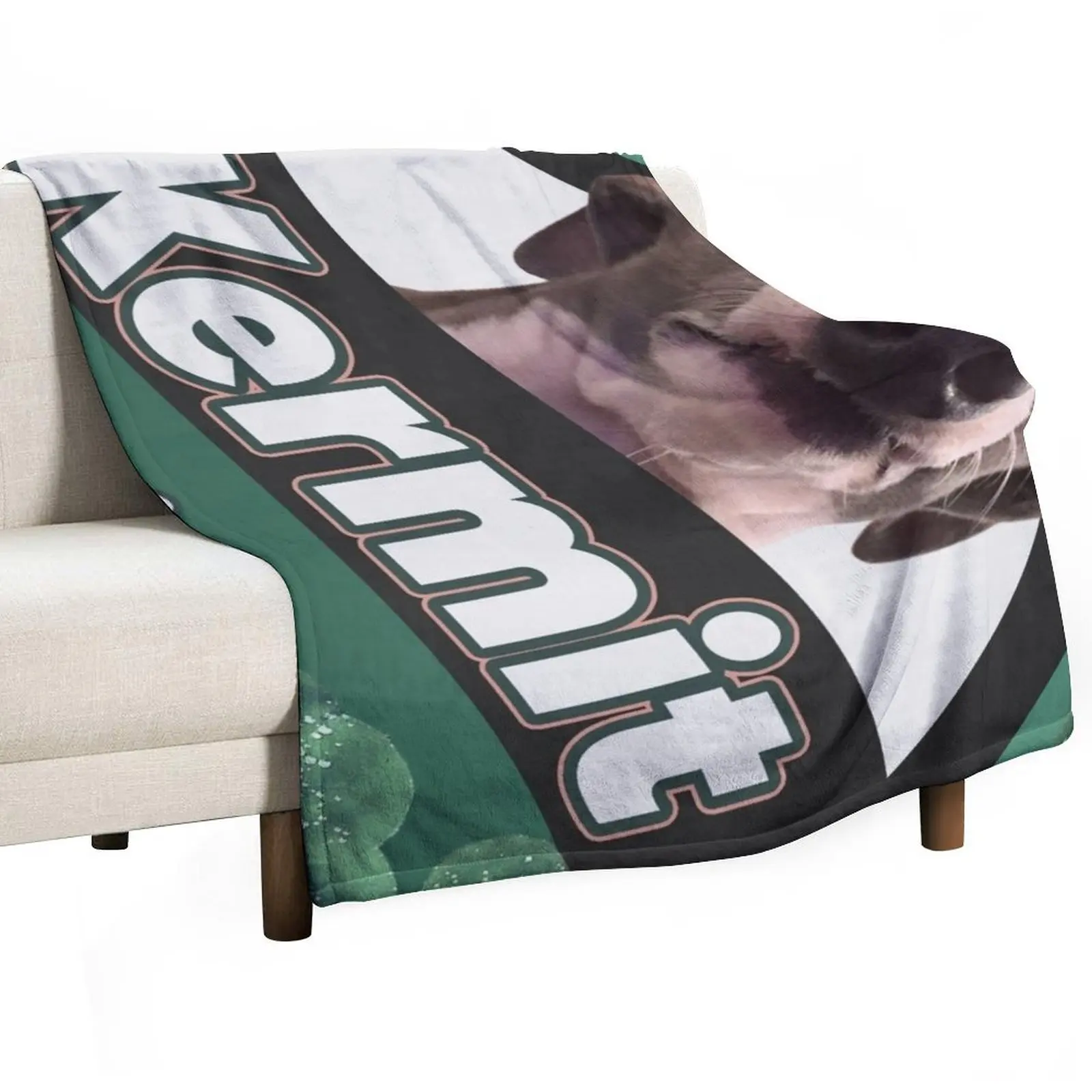 

Kermit's Irish Spring Throw Blanket Plush heavy to sleep Comforter Softest Blankets