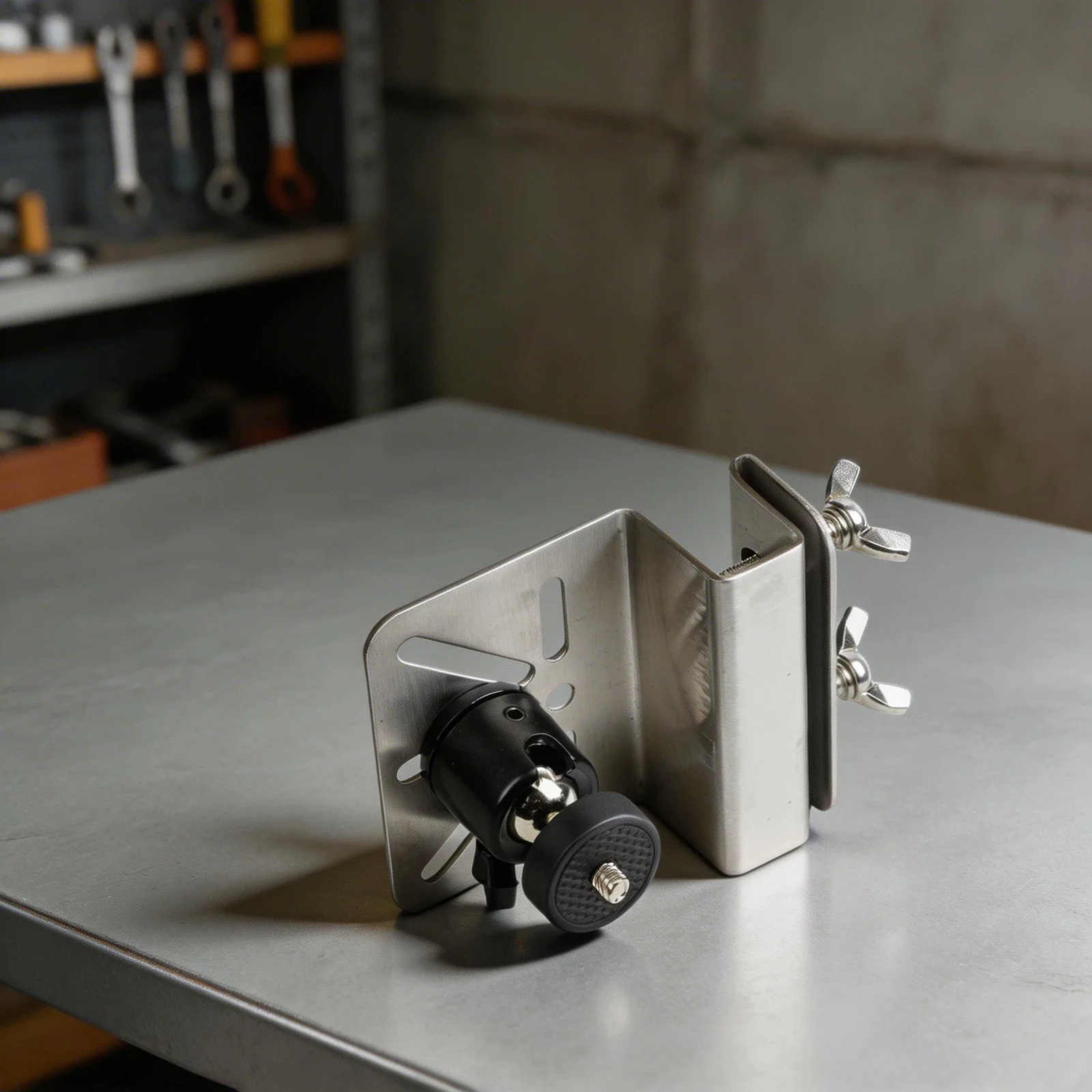 1Pc Camera Gutter Mount Stainless Steel Fixing Bracket For 180° Horizontal 90° Vertical Rotation For Arol For Eufy For Reolink