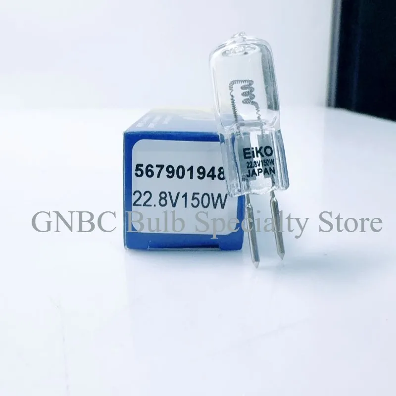 EIKO567901948 XIR64292Halogen Bulb 22.8V150WG6.35 Axial Filament, Medical Surgical Shadowless Lamp &Microscope Replacement Light