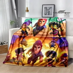 3D Game B-rawl Cartoon S-stars Printed blankets Flannel Warm blanket Soft and comfortable blanket bed linings Birthday Gift