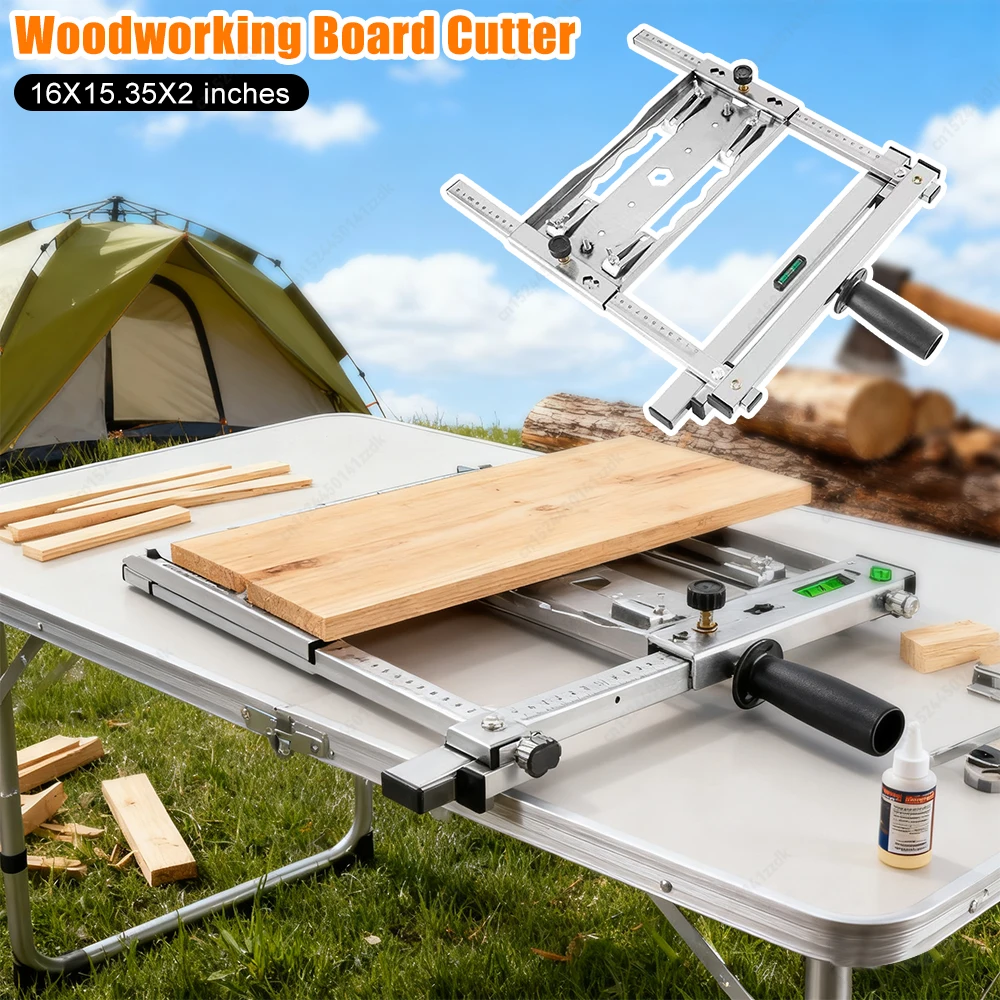 

Woodworking Board Cutter Electric Circular Saw Holder Cutting Guide Rail Milling Quick Positioning Backing Board Cutting Machine