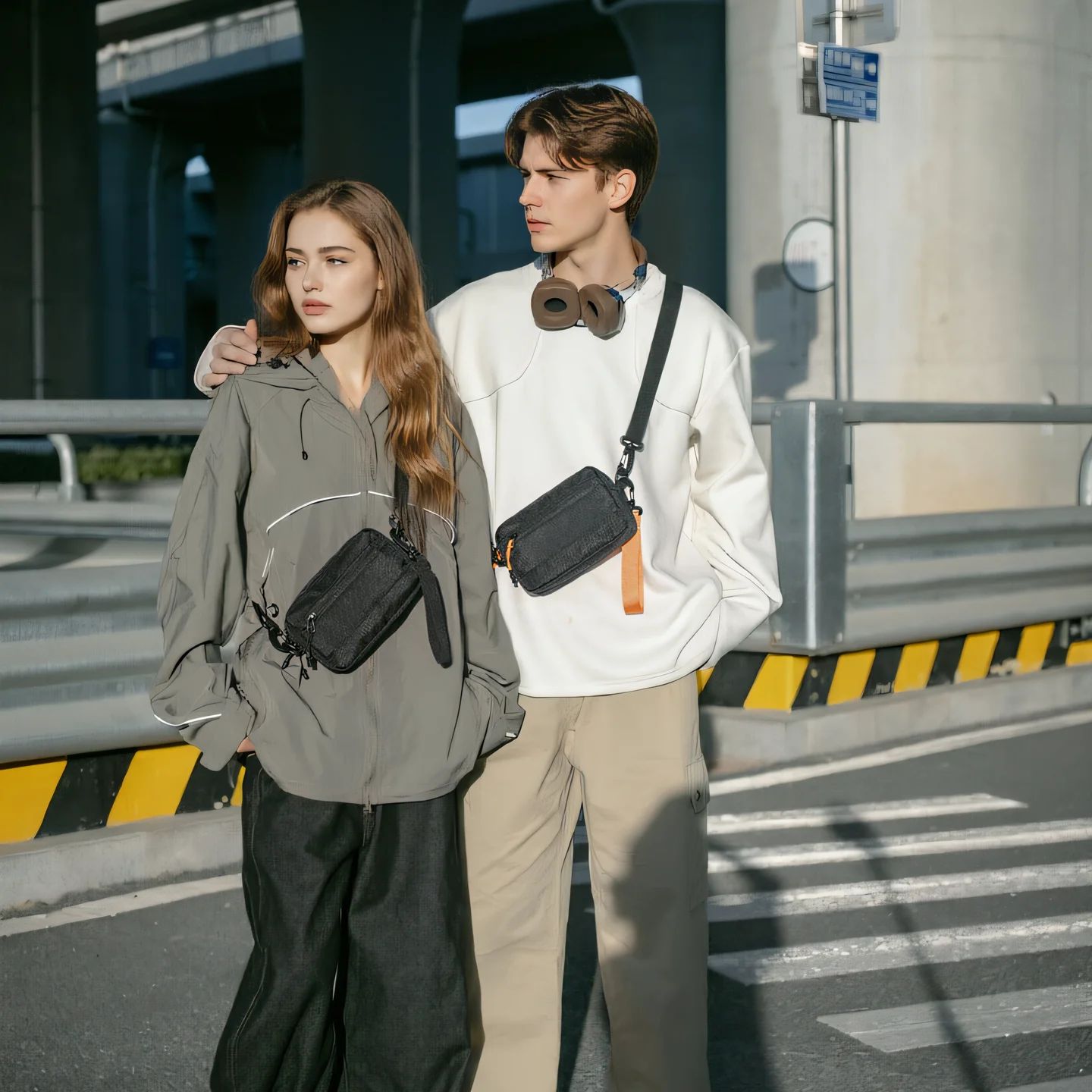 Mobile Phone Bag for Women, Small Shoulder Bag for Men, 2026 New Model, Mini Phone Bag, Water Cup Holder, Key Pouch, Lightweight and Simple Crossbody Bag for Students