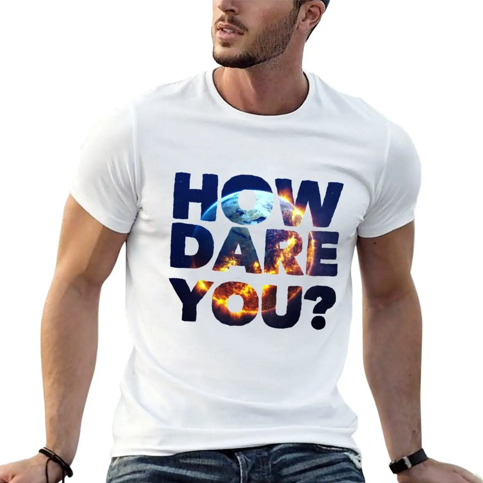 Comment osez-vous ? T-shirt athlétique à séchage rapide pour hommes