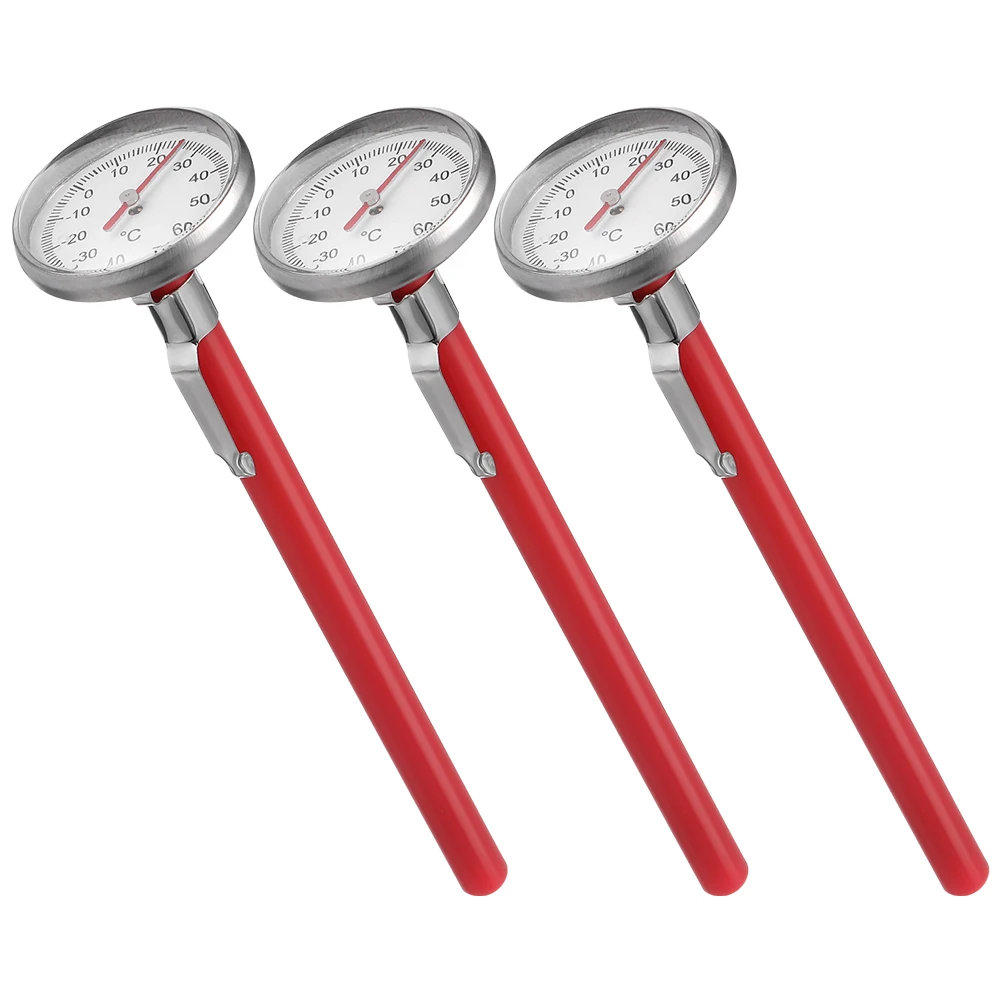 

3pcs Car Air Conditioner Thermometers Mechanical Thermometer For Car Vent Interior Temperature Measurement Air Testing