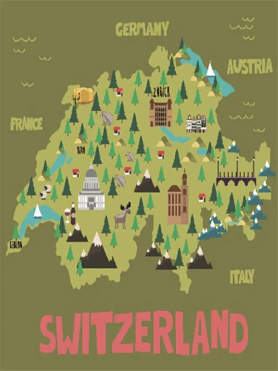 كارتون العالم خريطة السفر الماس طقم الطلاء الحفر مربع كامل عبر غرزة فسيفساء التطريز جدار ديكور