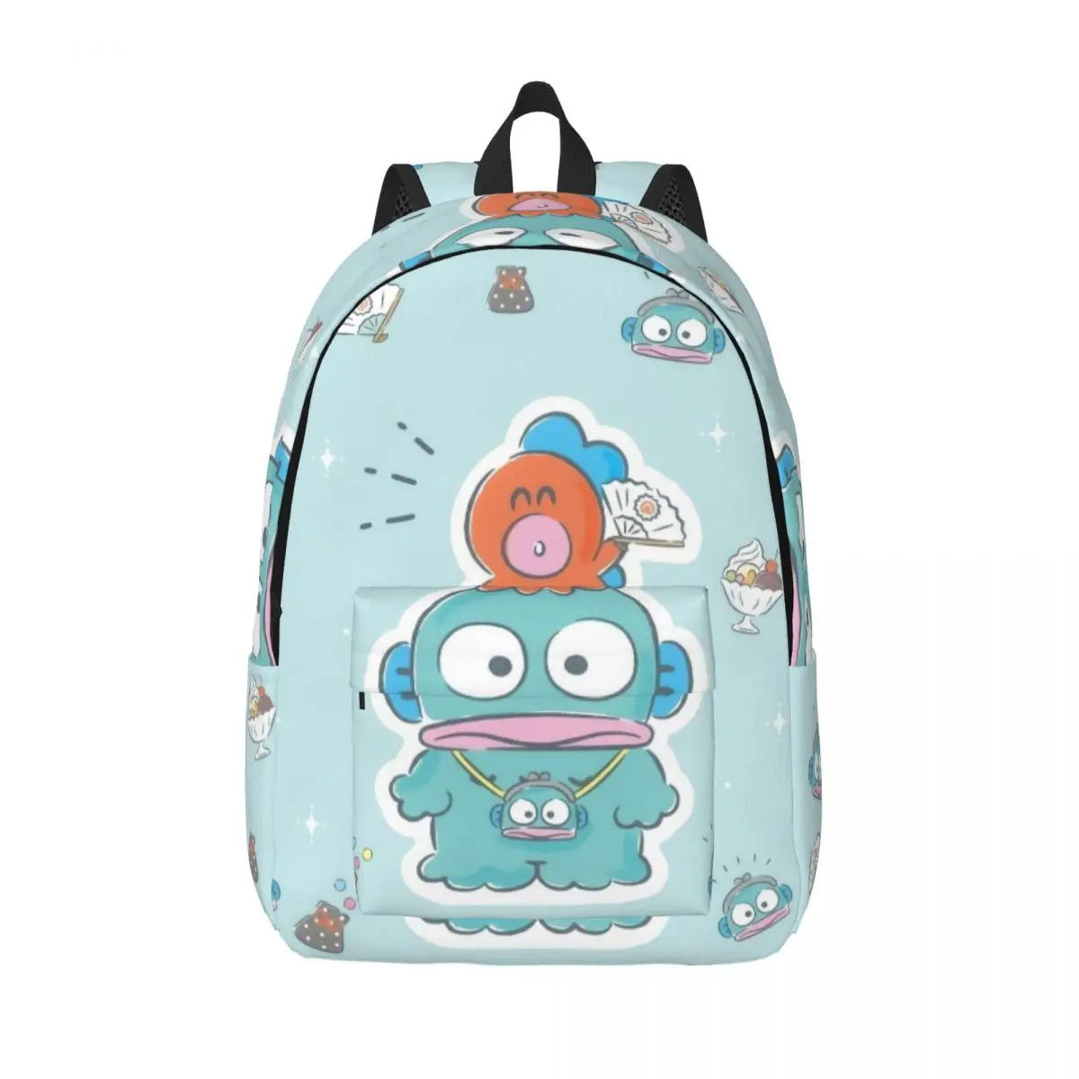 Hangyodon Backpack for Men Women Cool Student Business Daypack Cute Cartoon College Shoulder Bag Gift