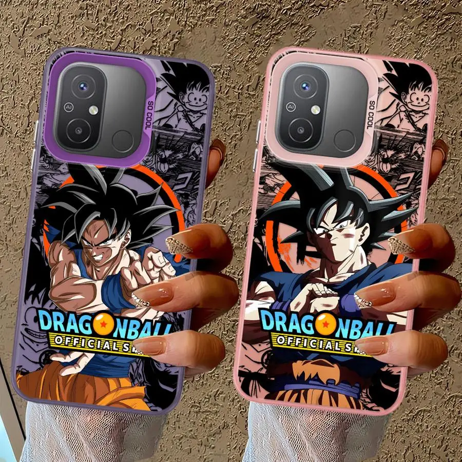 Dragon Ball Cool Saiyan Goku Telefoon Case voor Xiaomi Redmi A4 14C A1 A3 A2 Plus 12 A3x 13C 12C 13 Soft Cover