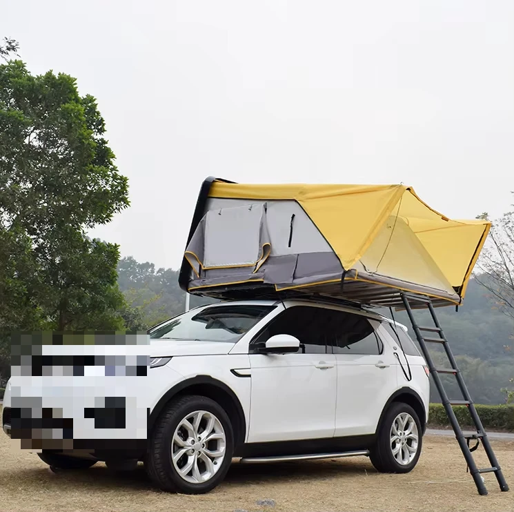 Outdoor 1.6 meters camping trailer tent folding car tent hard shell roof tent