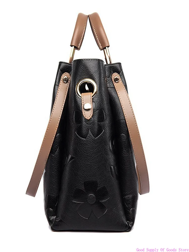 حقيبة جديدة: حقيبة دلو، نسيج عصري، حقيبة يد نسائية منقوشة، حقيبة دلو للأم والطفل ذات سعة كبيرة، حقيبة الأم