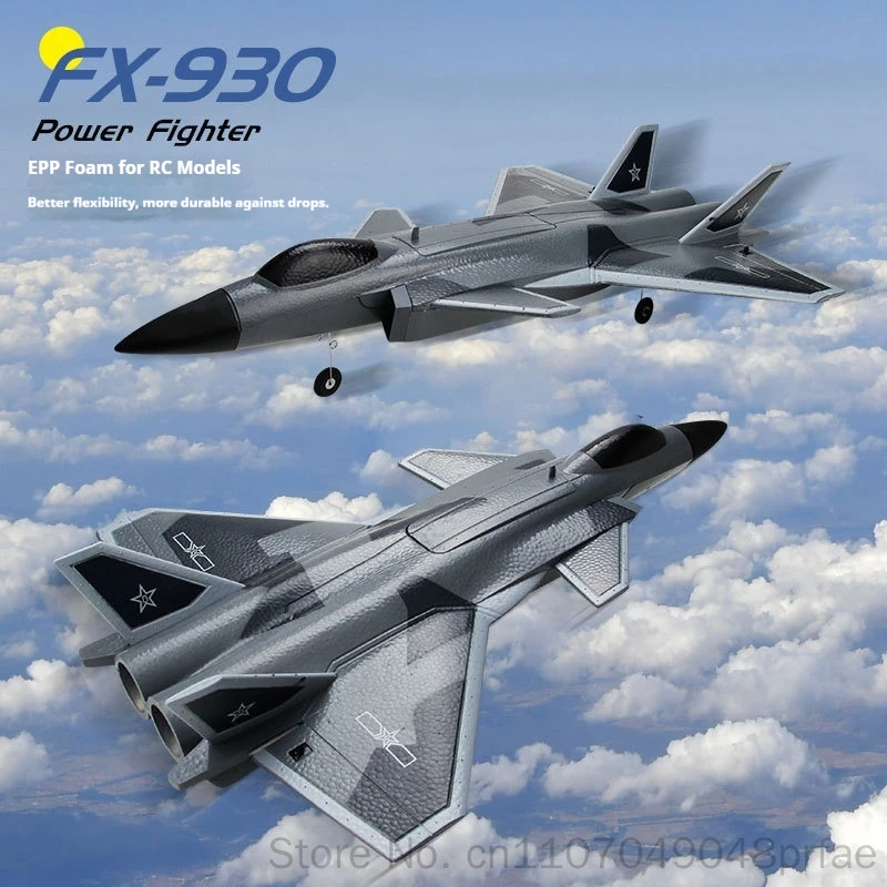 FX 9630 Remote Control Fixed Wing J20 Fighter Electric Rc Airplane Glider EDF Jet Epp Foam Crash Resistant Outdoor Flying Outdoo