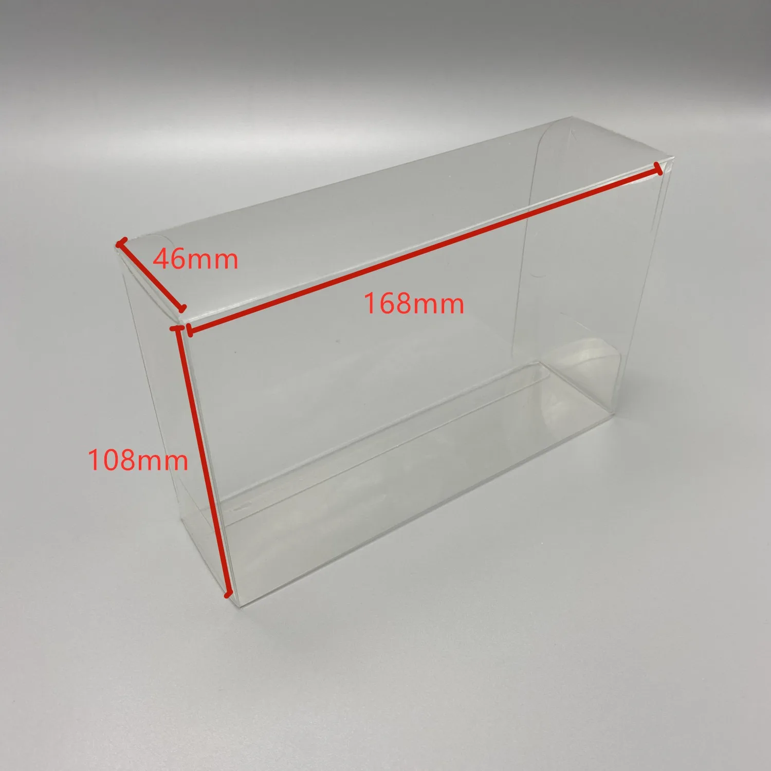 Transparente PET-Schutzhülle für Gameboy GBC GB Taschenkamera, Sonderedition, limitiertes, klares Display, Aufbewahrungsbox