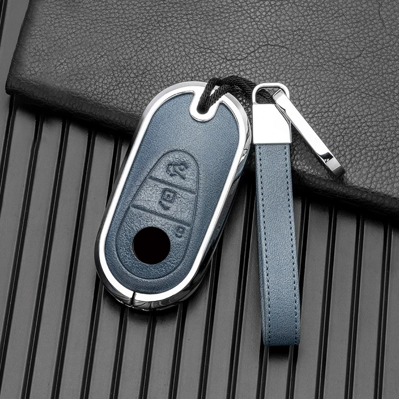 

For Mercedes Benz C E S Class GLC W206 W214 W223 E300 C260 C300 S450 S500 S400 Zinc Alloy Car Smart Key Case Fob Cover Shell