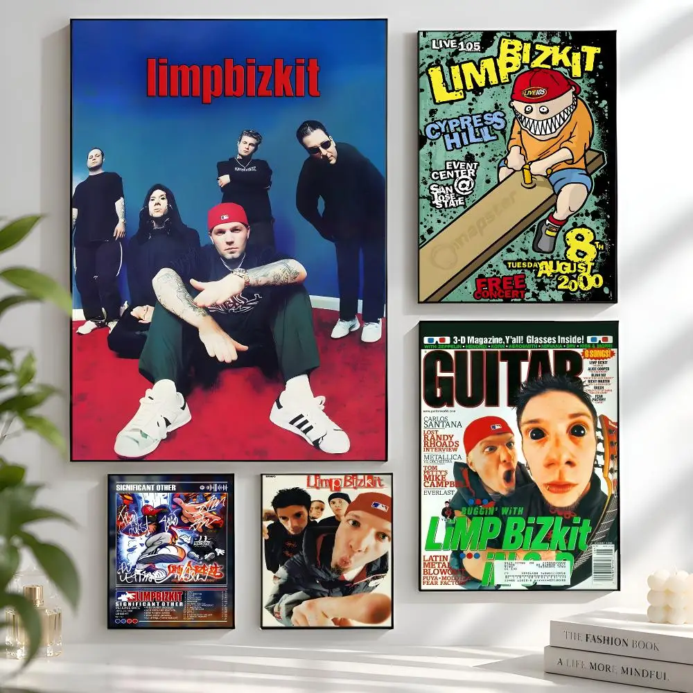 L-Limp Bizkit Band Poster Aesthetic Wall Art Bedroom Living Room Dorm Office Home Decor