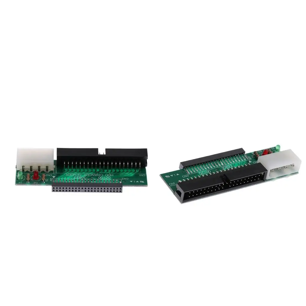 44 Pin Laptop IDE to 40 Pin Desktop IDE Converter Card PCB Adapter Hard Drive Plug for PC Maintenance and Upgrades