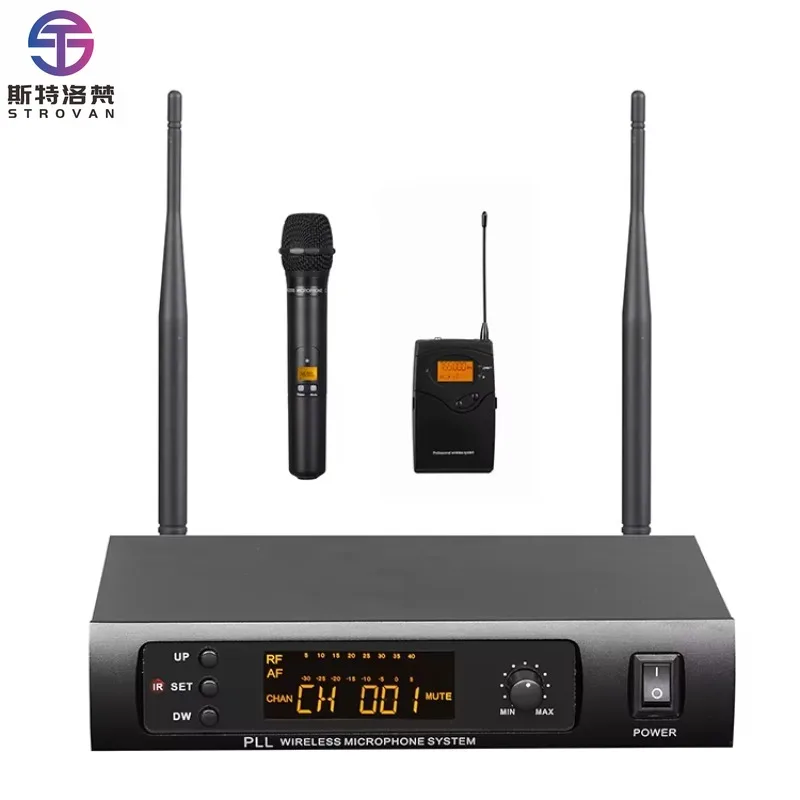 

Wireless Microphone System with Handheld Microphone