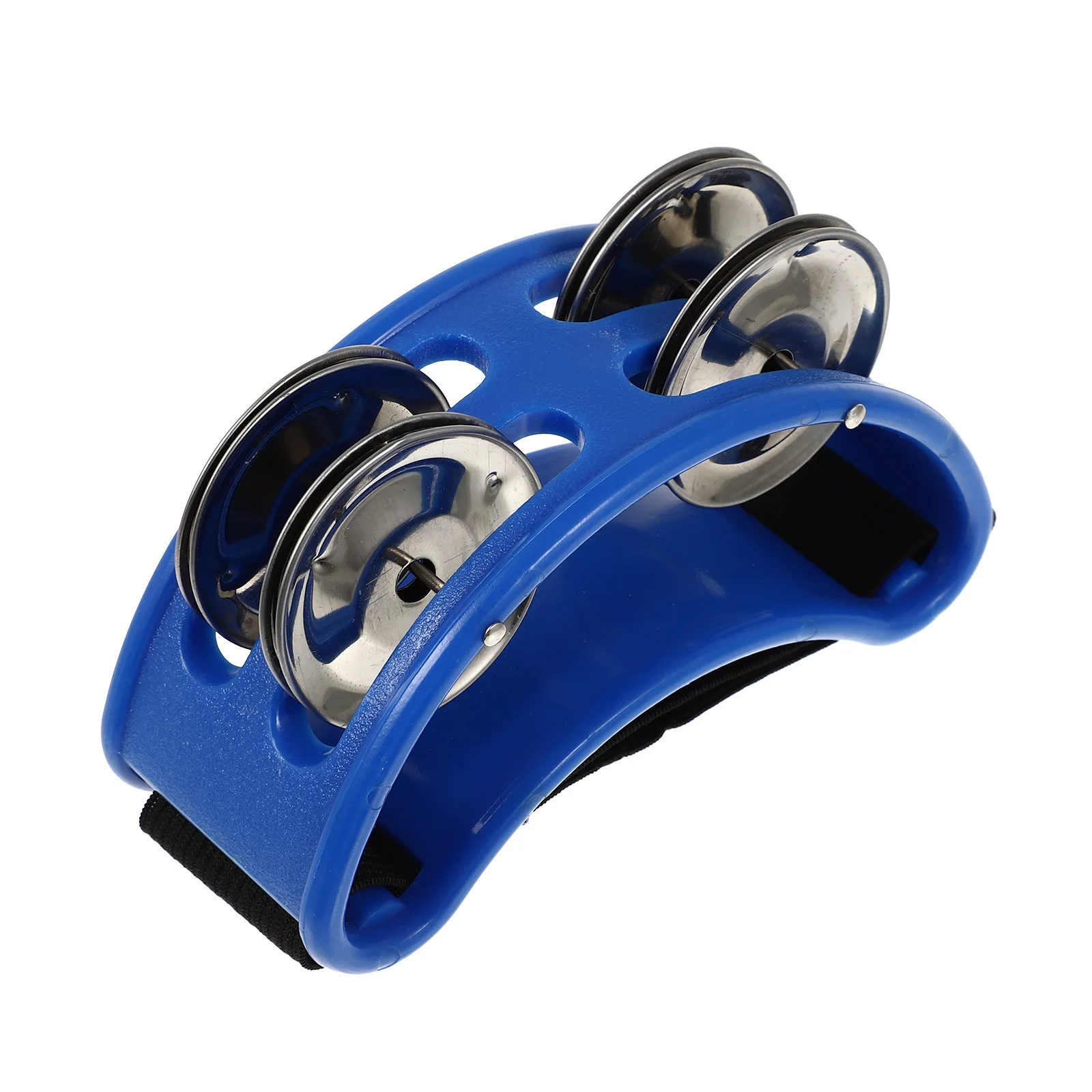 

1PC Foot Bell Rattle Musical Instrument Plastic Alloy Kids Baby Toys Shaking Sound Tambourine Develop Listening Rhythm