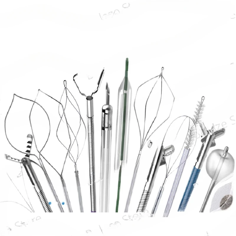 Bronchogastroscopy Foreign Body Forceps Endoscopic Body Forceps Net Pocket V-shaped Crocodile Foreign Body Removal