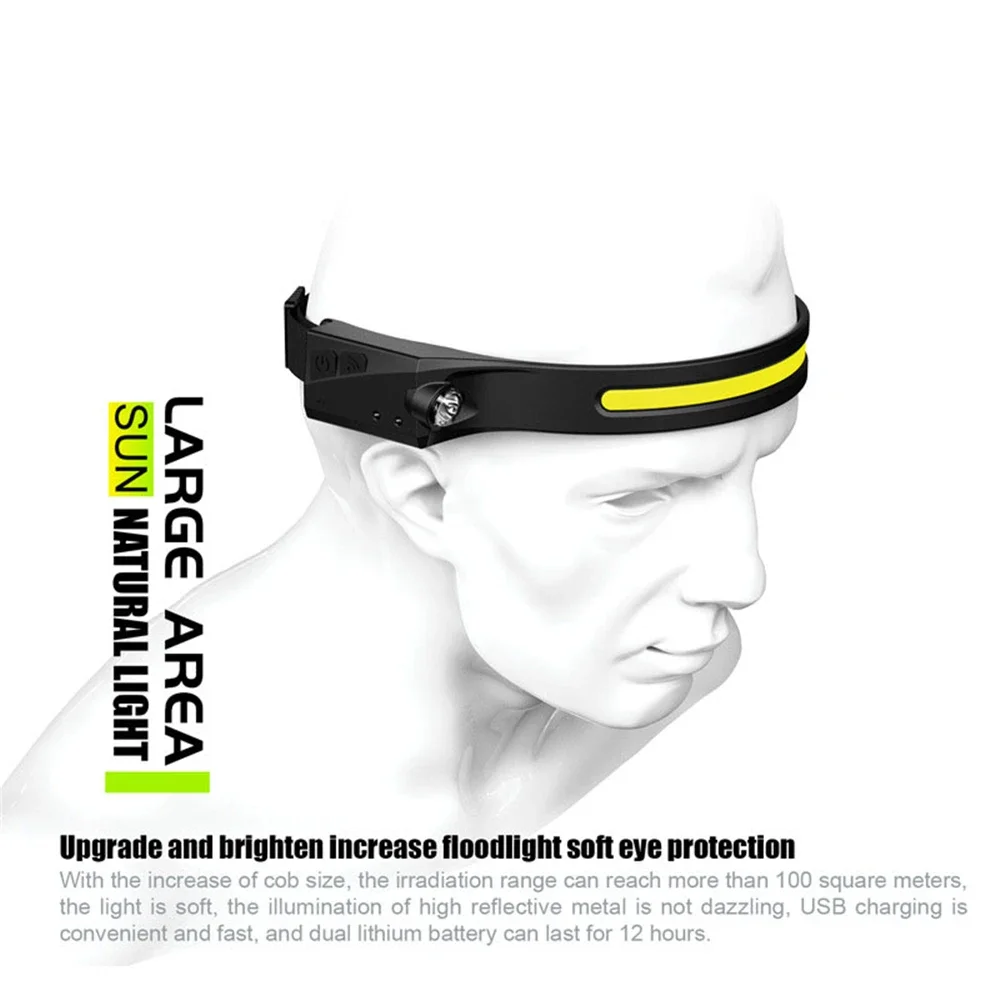 Faro LED recargable por USB para ciclismo al aire libre, Faro de bicicleta de aventura, modos de iluminación, 1200mAh, 420LM