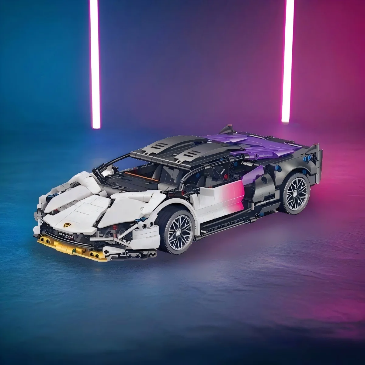 Cutting edge 1:14 Technical Racing Sport Car Building Blocks Assemble Your Supercar and Enjoy thePuzzle Ideal Gift for All Ages