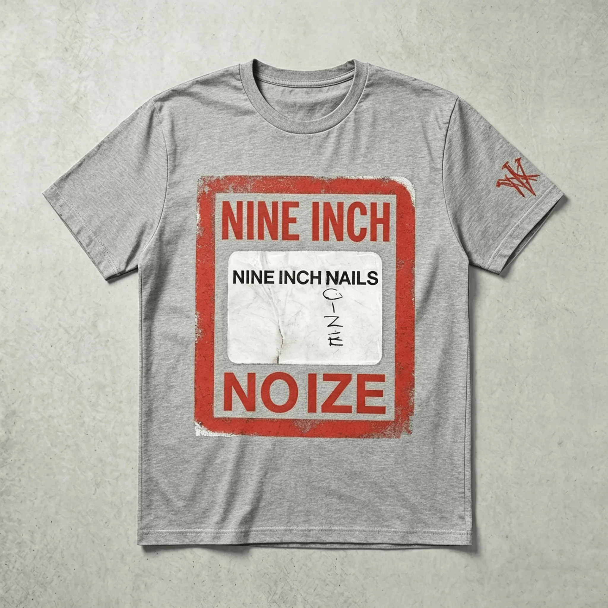 Nine Inch Noize Boys NIN Men Women T-Shirt Oversized Streetwear Cotton Short Sleeve Y2k Pop Rock Exclusive Female Male Clothing