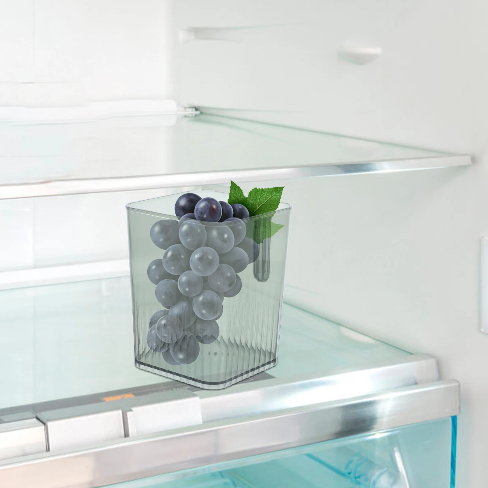 

Fridge Kitchen Storage Box Clear Green ganizers Refrigerator Door Bins Containers Food Snack Storage Keep Fresh Fruit