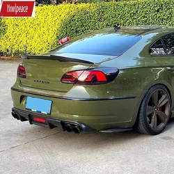 M4 Style Carbon Fiber Rear Trunk Lip Spoiler Car Styling for Volkswagen Passat CC 2009 2010 2011 2012 2013 2014 2015 16 17 2018