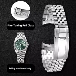 904L Jubilee Watchband For Rolex Sub GMT Yacht Daytona 20mm 21mm Men Strap Luxury watch chain Mod Parts Replacement Accessories
