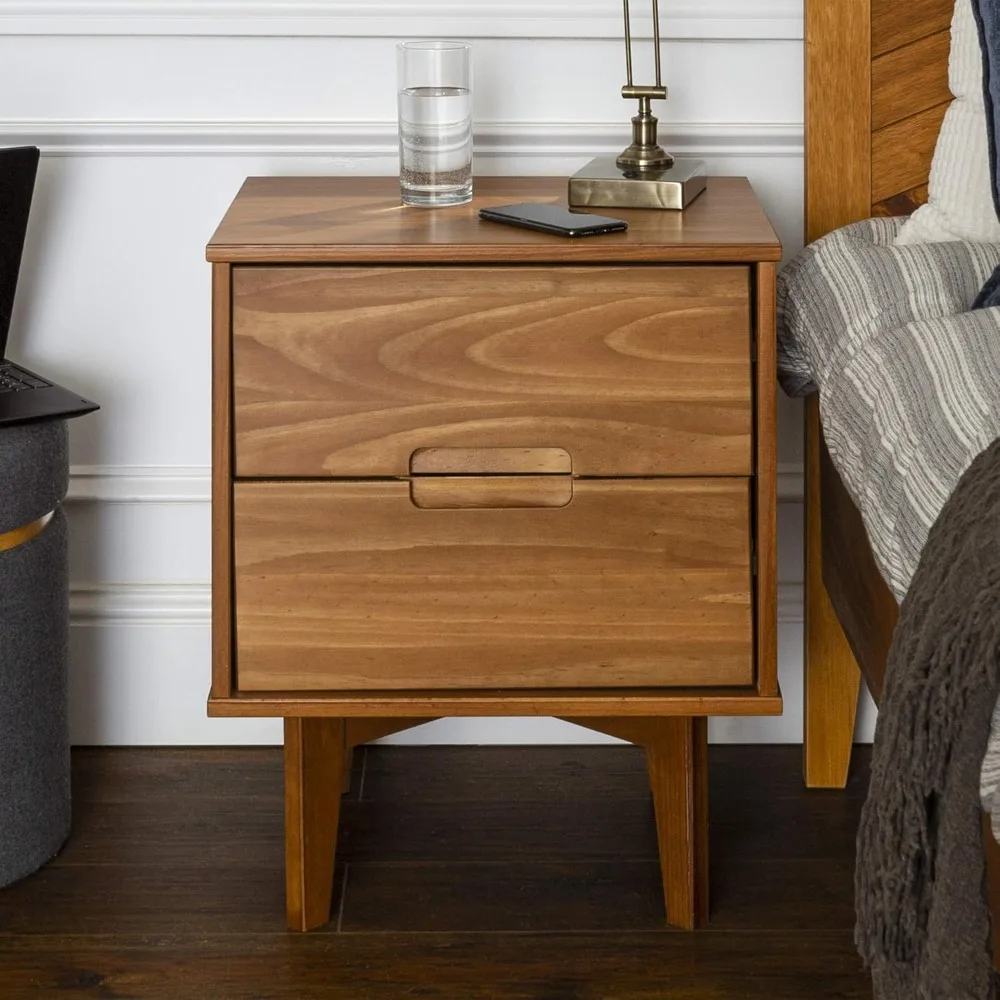 

Mid Century Modern Wood Nightstand