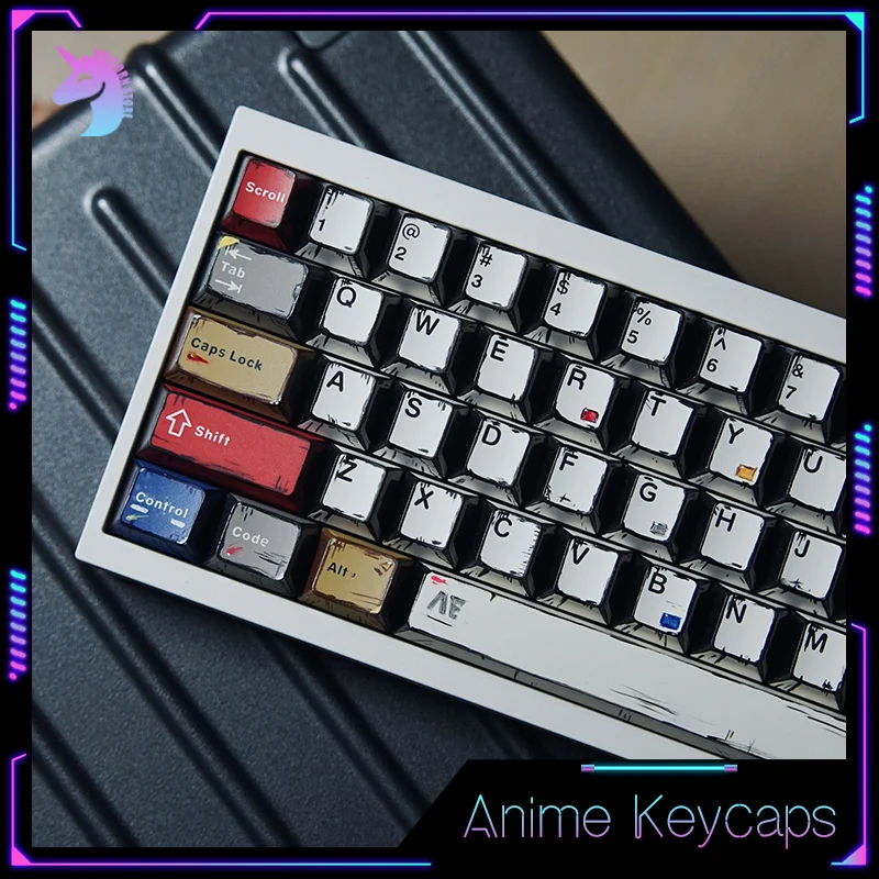 Hundred Lamp Theme Keycap Set Pbt Cherry Profile 139key Manga Style Keyboard Cap Gaming Mechanical Keyboard Keycap Gifts Custom