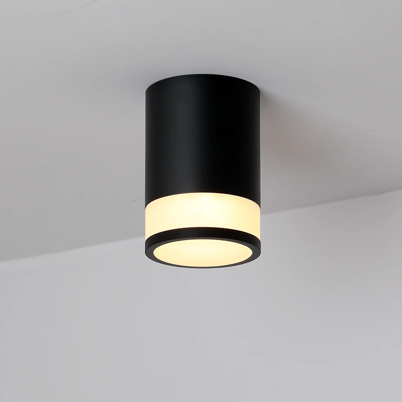 Luz LED descendente de techo montada en superficie, foco nórdico moderno, decoración Interior, 10W