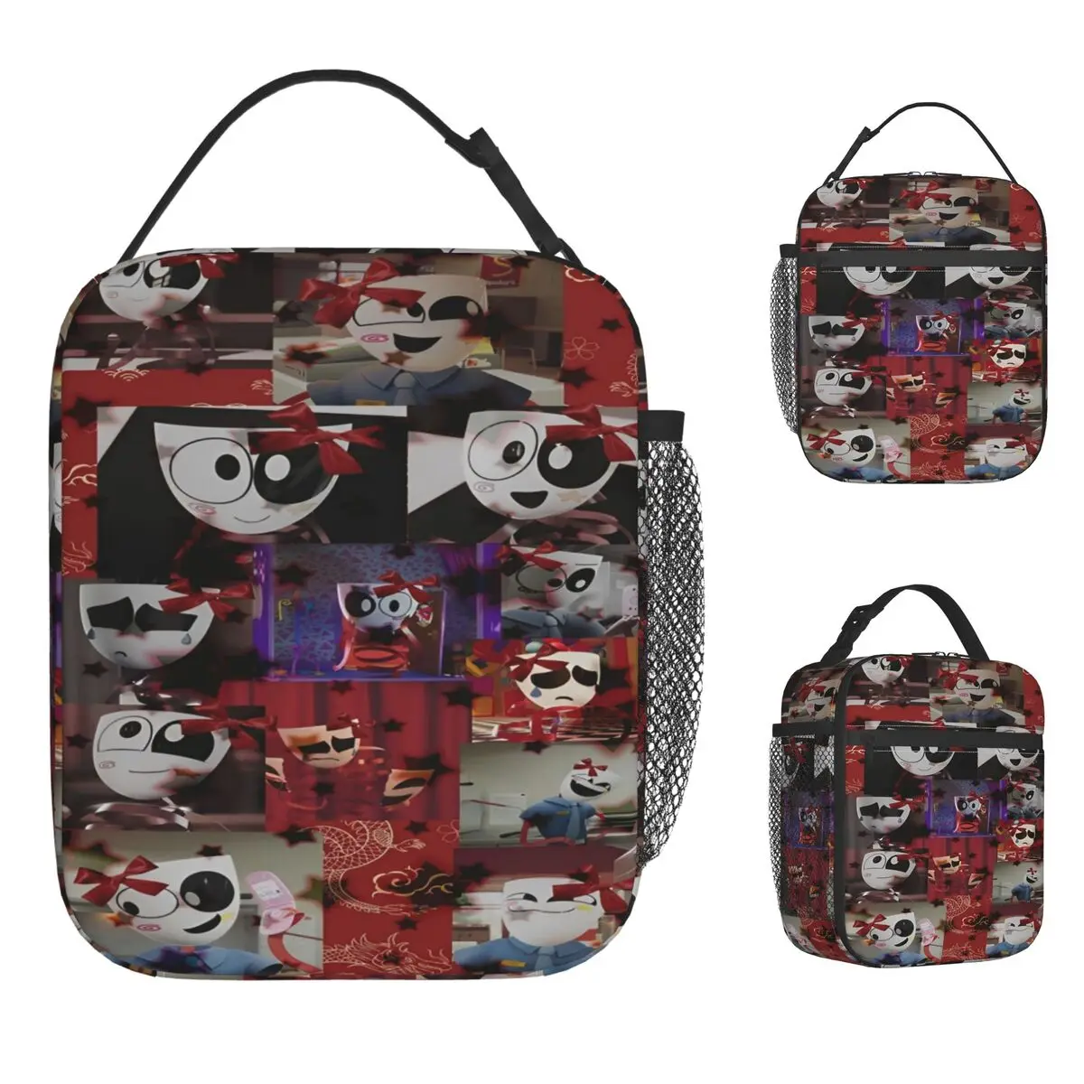 

Удивительная цифровая цирковая сумка для обеда, изолированная сумка для школы, офиса, сумка для хранения еды, портативный термохолодильник, ланч-бокс