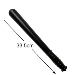 Police baton black simulation plastic Halloween accessories ball performance toys