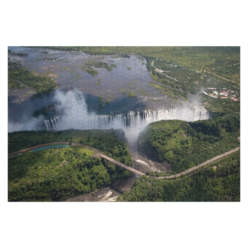 

Victoria Falls Jigsaw Puzzle Personalize Custom Child Wooden Name Custom Personalized Personalized Photo Gift Puzzle