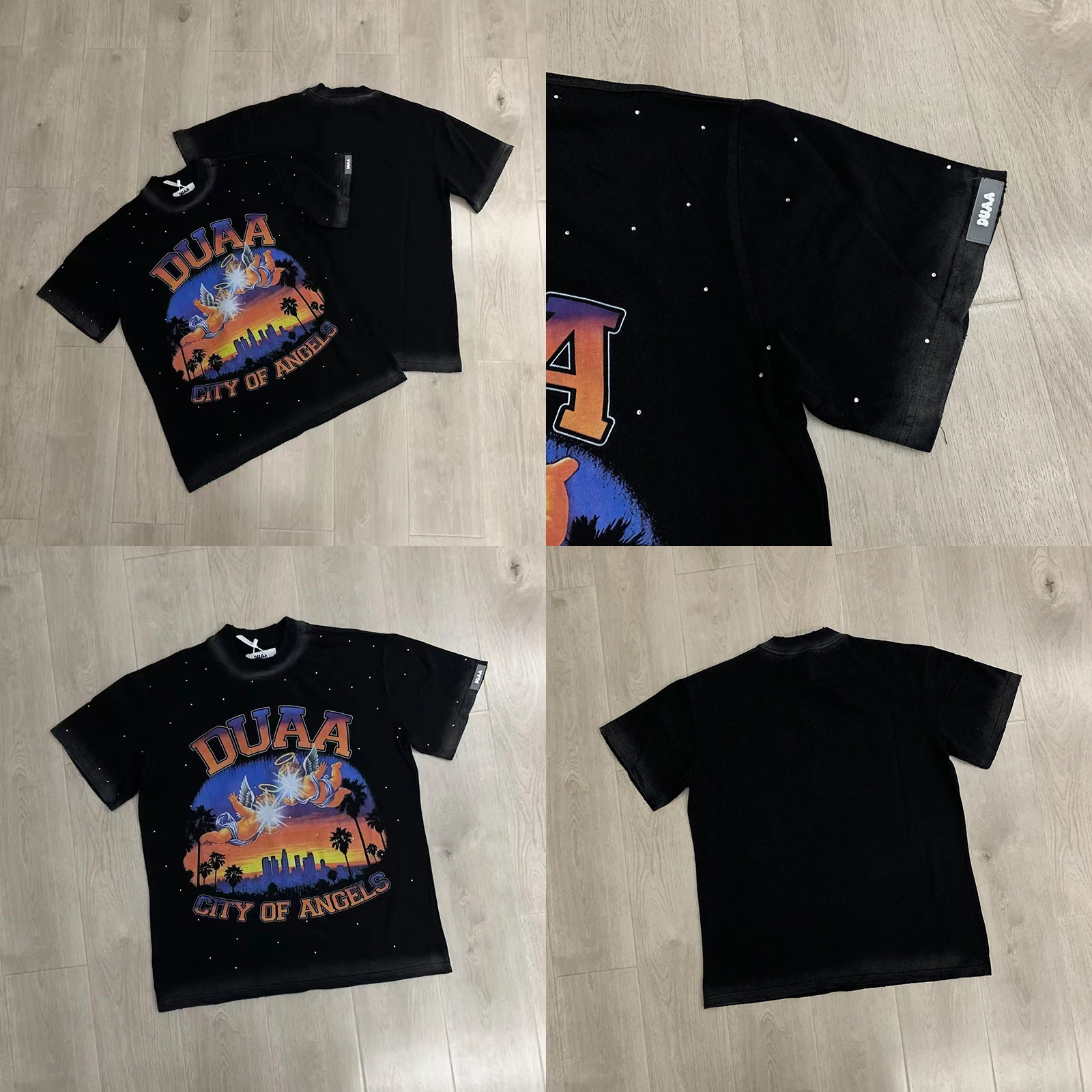 

Hole Legend DUAA Trophies T-shirt Black Revived Tee New Age T-shirt Men Women High Quality Washed Top T Shirt 2026ss