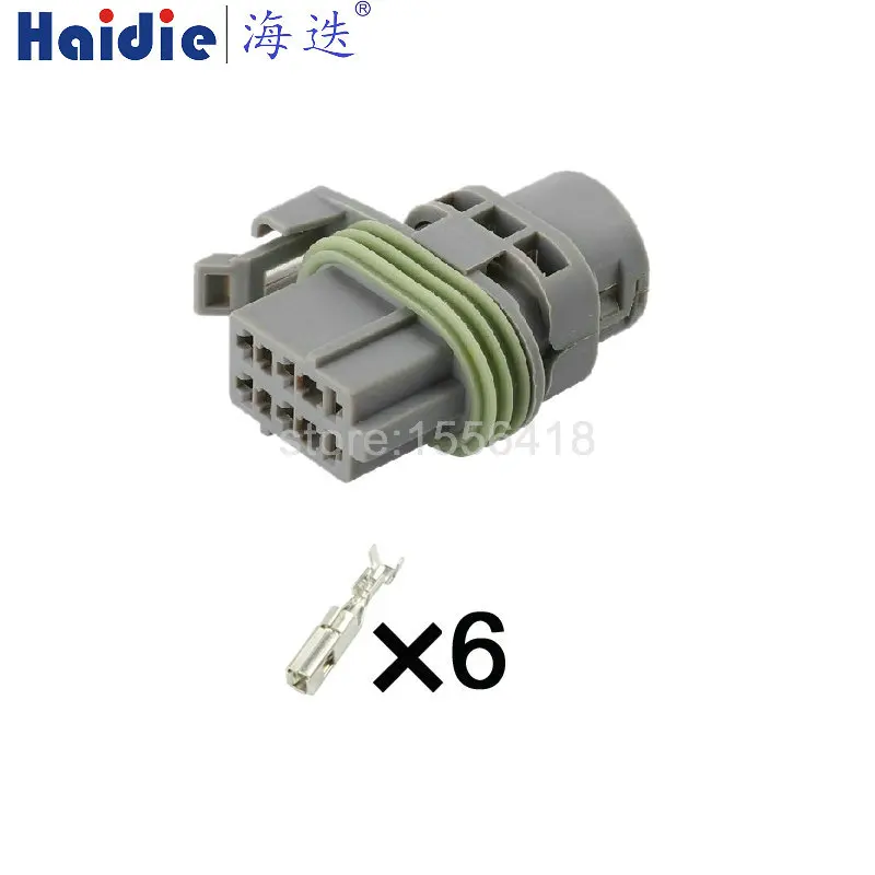 

1-20 sets FCI 6pin car electrical auto connector 2.8mm female housing grey unsealed connector